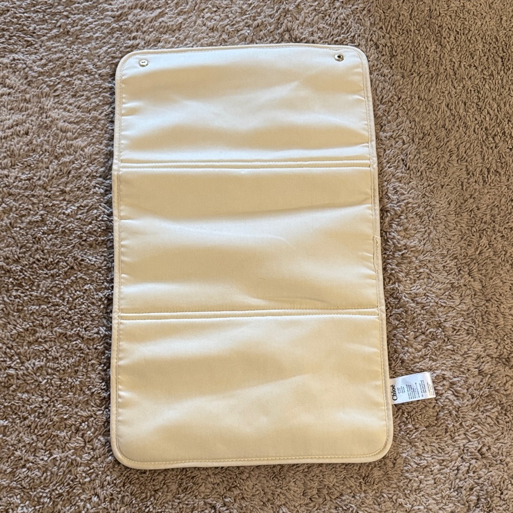 Designer diaper pad from Chloe